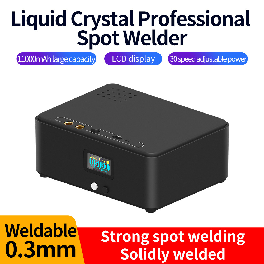 Portable Spot Welding Machine 11000mAh 30 Gear Power Adjustable Spot Welder for 0.1-0.3mm Nickel She