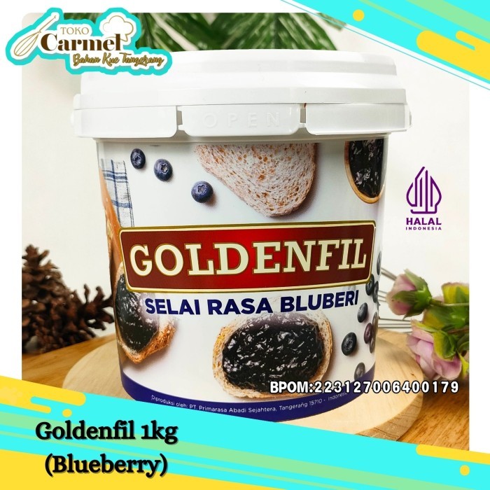 

[BEST] PROMO SALE GOLDENFIL Blueberry 1Kg - Selai Buah Mariza Morin