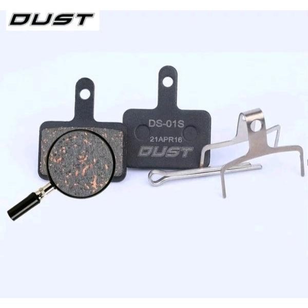 Brake Pad kanvas DUST DS 01S ORI kampas Rem Pengganti Shimano B01S TEKTRO SEMI  METALIK BR alivio AC