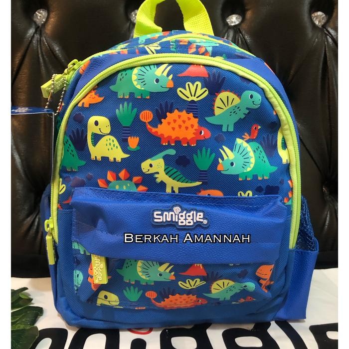 smiggle teeny tiny/tas anak paud/smiggle small/tas smiggle ori - glide dino