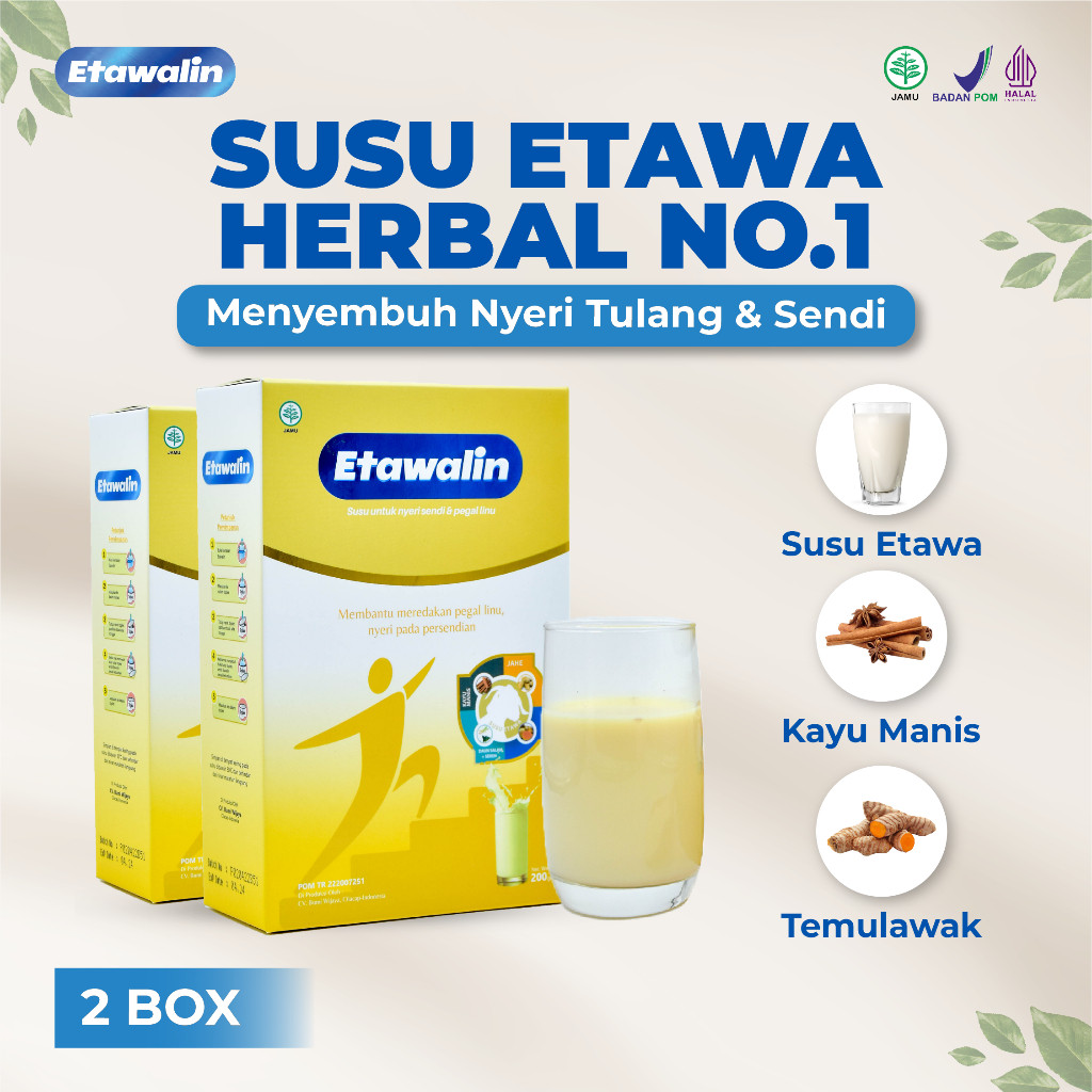 

Etawalin Susu Etawa Herbal Nyeri Sendi Original 2 Box