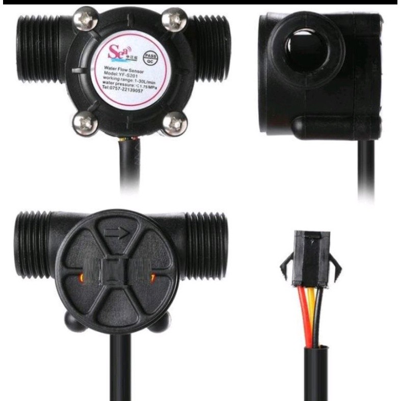 FLOW SENSOR POM MINI PERTAMINI 1/2 PLASTIK