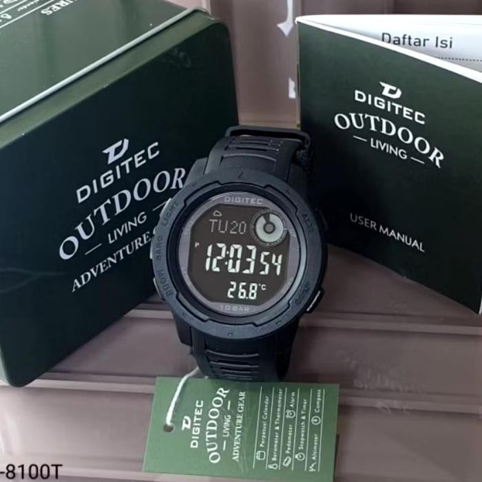 Jam Tangan Pria Digitec Outdoor DS 8100 Original