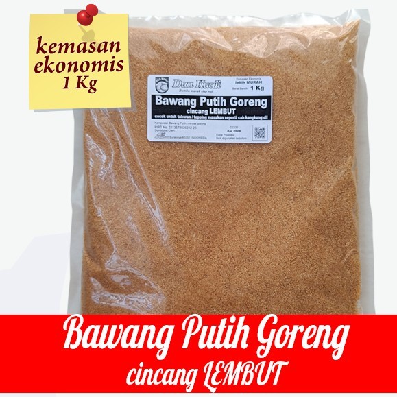 

Dua Kuali Bawang Putih Goreng Cincang Lembut 1 Kg