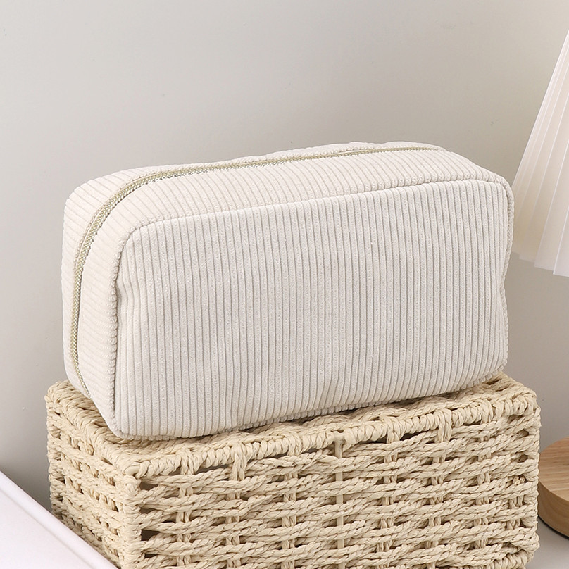 

Corduroy Pencil Case Large Capacity Pencil Cases Stationery Solid Color Trousse Kawaii Kalemlik Sool Supplies Pencil Pou