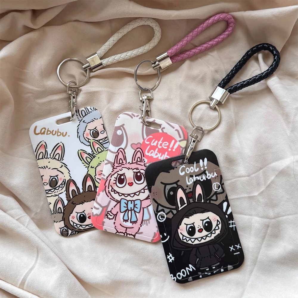 

KFS - NAME TAG ID H780 CARD LAYARD HOLDER MOTIF LABUBU KAWAII UNTUK KARTU DAN PHOTOCARD CUTE