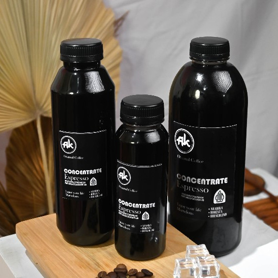 

JAMIN MURAH !!!Kopi espresso cair Konsentrat 1000ml Robusta Arabika houseblend Abah Kujang sari(BISA LANGSUNG ORDER)