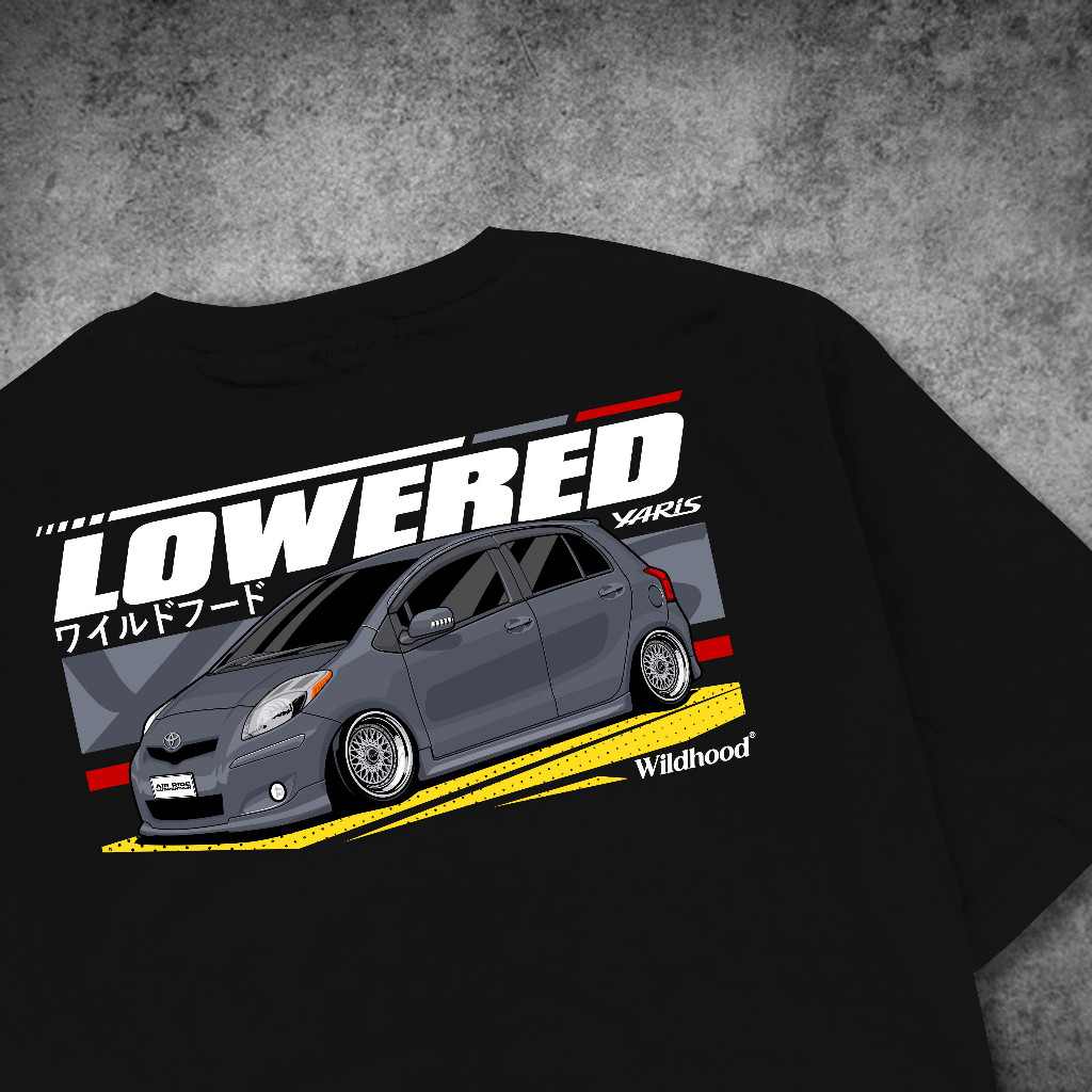 KAOS TOYOTA YARIS ORIGINAL WILDHOOD Bahan Cotton Combed 24s