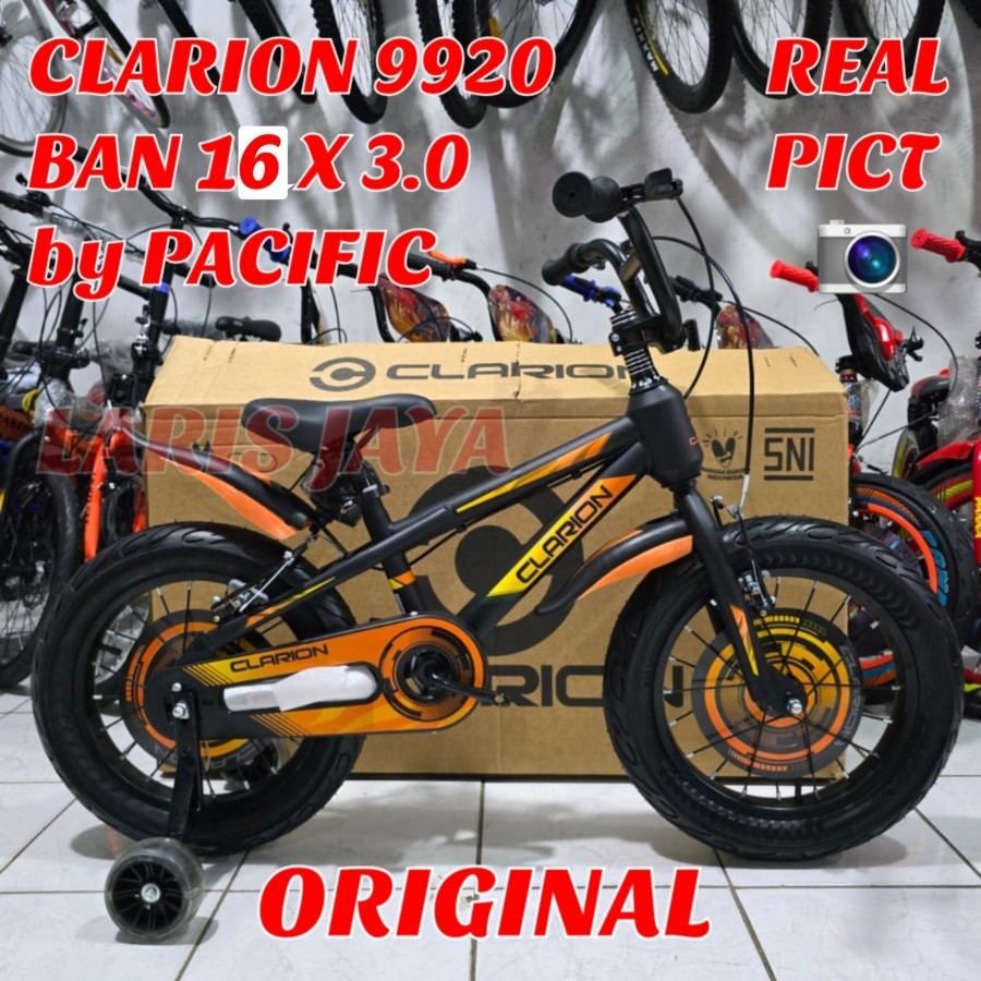 [ BONUS BELL ] SEPEDA ANAK LAKI LAKI 16 INCH MURAH KUALITAS BAGUS, BMX 16 CLARION 8505 , BMX 16 CLAR
