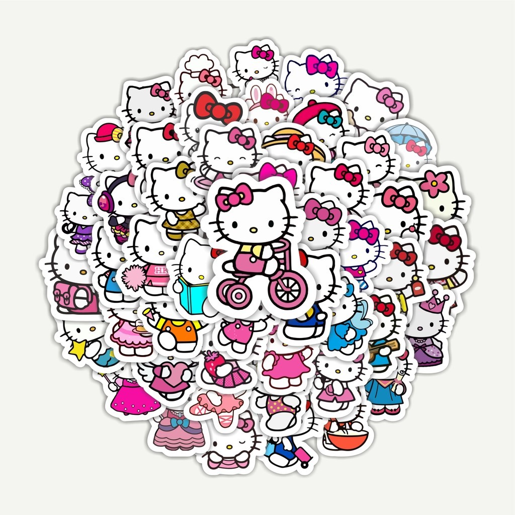 

Sticker Pack Stiker Kartun Hello Kitty | Sticker TUMBLR | Stiker LAPTOP KOPER HELM