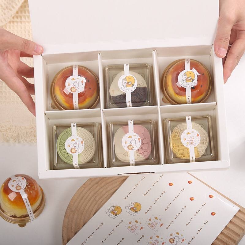 

1Lembar Stiker Cup Mooncake / Stiker segel cake/ Stiker Label/ Stiker Best For You