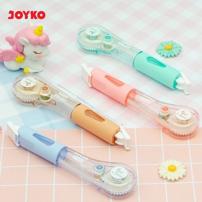 

CORRECTION TAPE JOYKO CT-586 PASTEL | TIPE-X KERTAS | PENGHAPUS PENA
