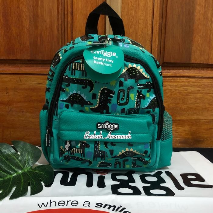 Terlaris  -smiggle teeny tiny/tas anak paud/smiggle small/tas smiggle ori - glide dino