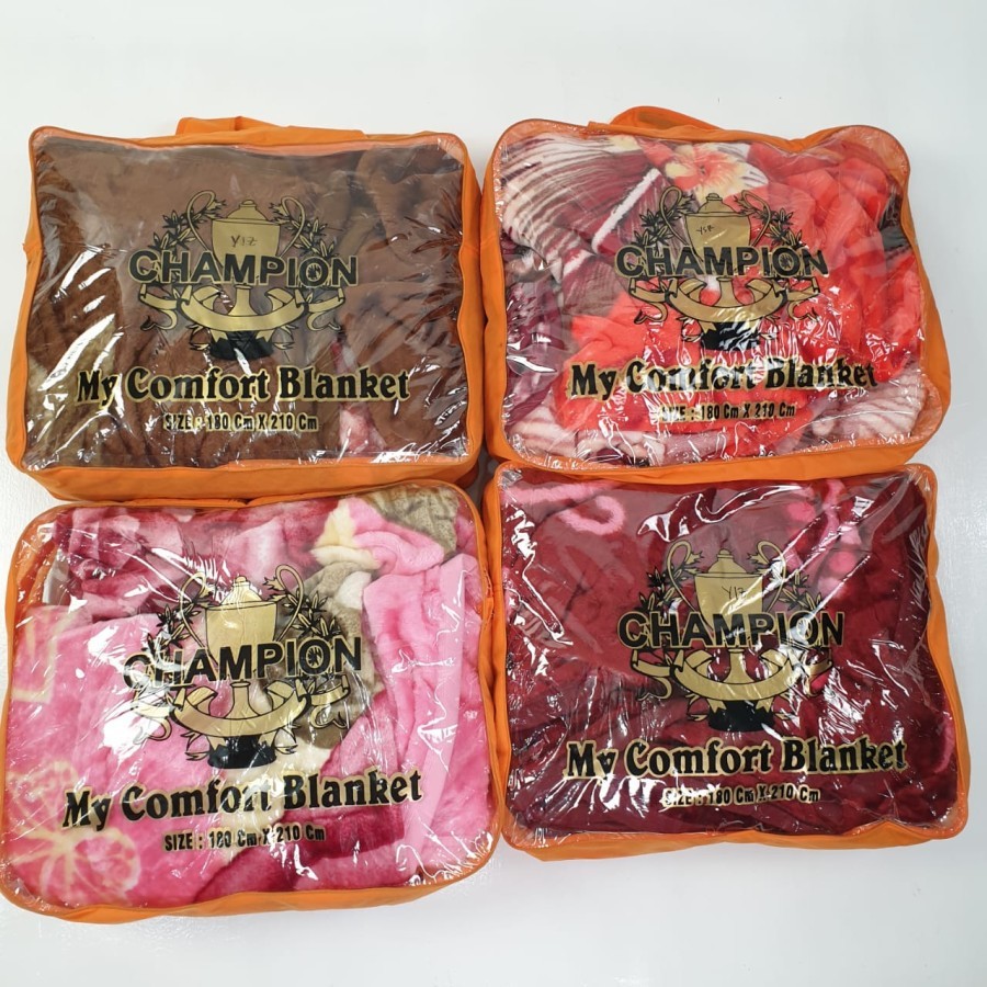 

Selimut CHAMPION My Comfort Blanket Size 180x210