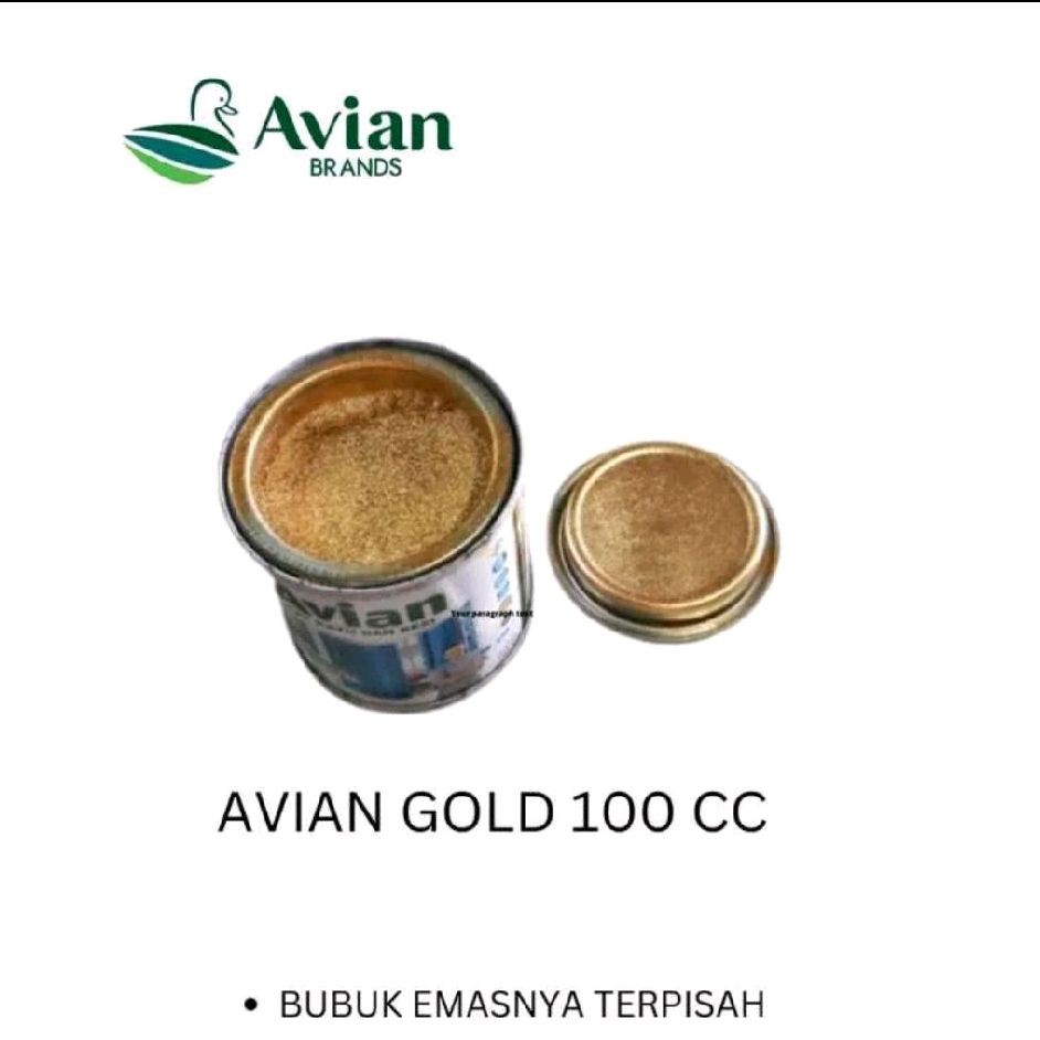 Cat AVIAN 100 ml Gold Bronze Mas Emas Kayu Besi