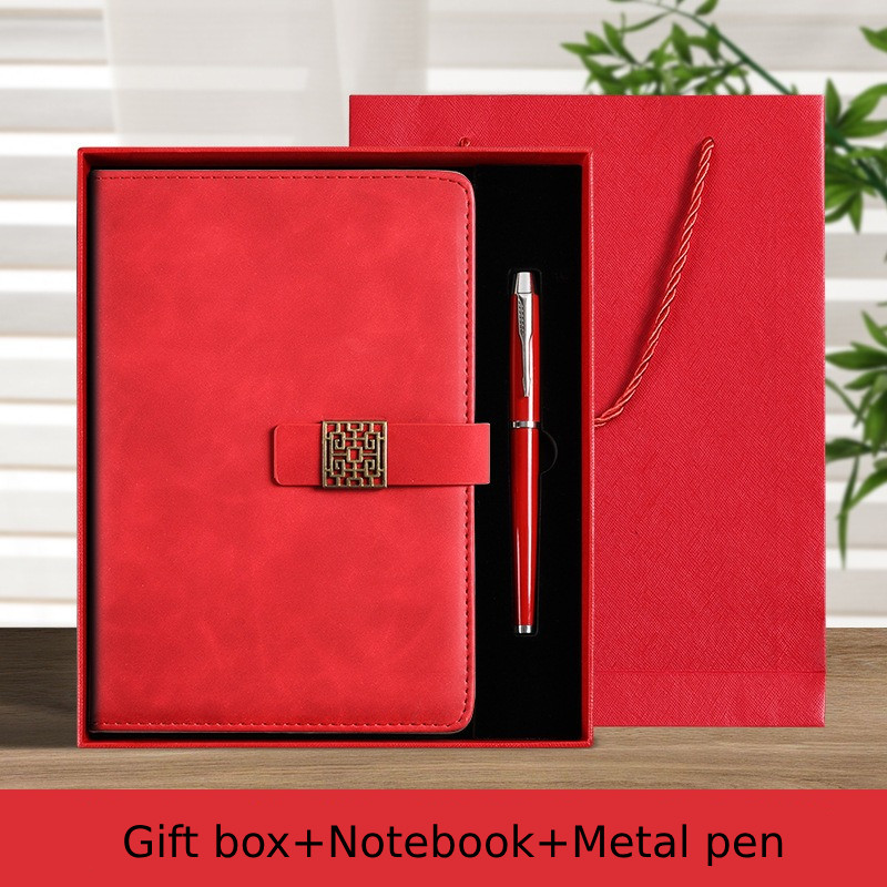 

Back to School Gift Set - Luxury Notebook & Metal Pen | 100 Sheets Thick Paper + Elegant Box | Student Teacher Appreciation