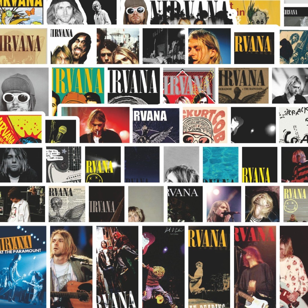 

Stiker Cutting Pack Stiker Poster Album Band Nirvana Isi 100Pcs Series Aesthetic Lucu Keren Untuk Koper Bahan Vynil