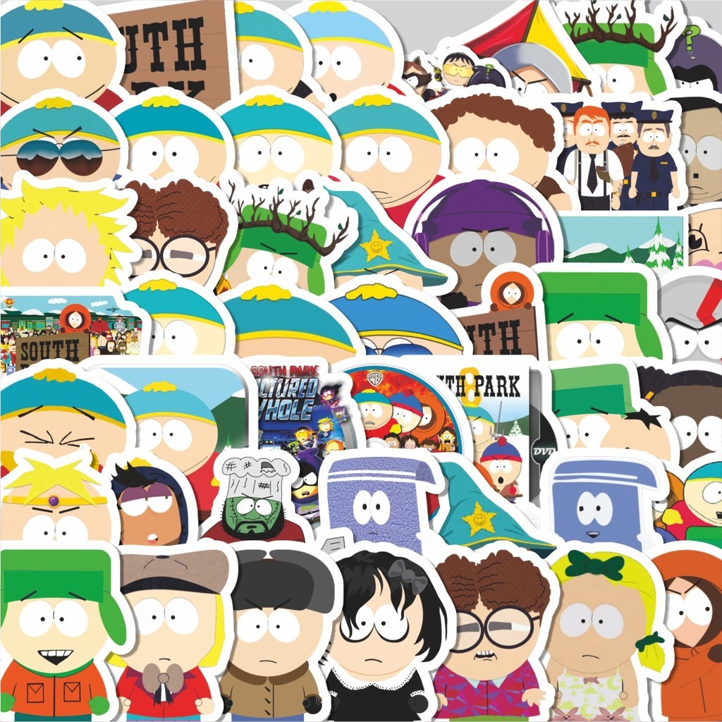 

Stiker Cutting Pack Stiker Kartun Animasi South Park Isi 100Pcs Series Aesthetic Lucu Keren Untuk Koper Bahan Vynil