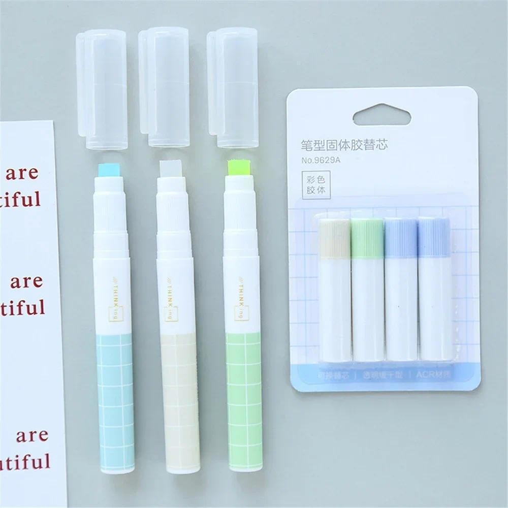 

Fast Dry Glue Stick Color Jelly Solid Pen Shape Glue Handmade Scrapbook Creative Adhesives DIY Study and Office Supplies