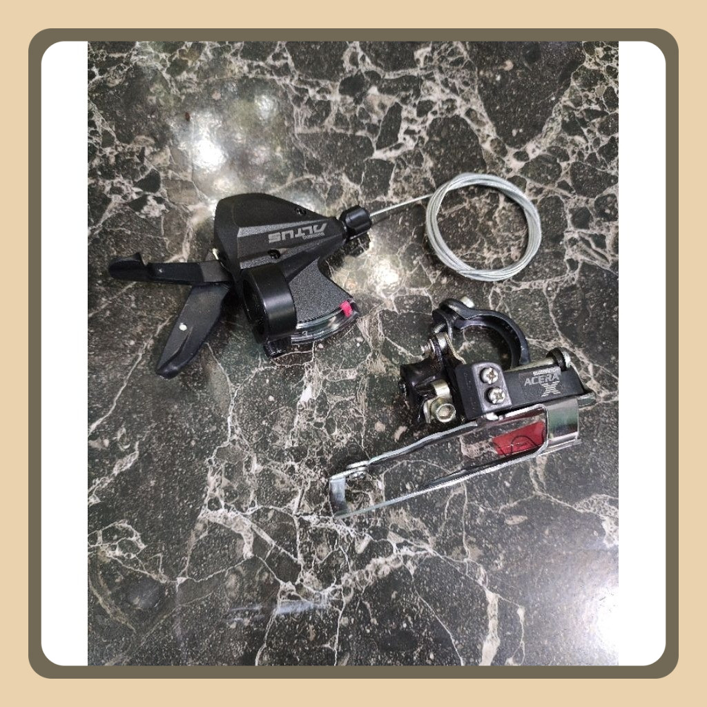 Shifter FD 3 Speed Shimano Acera M290 Altus M370 42T Japan Original