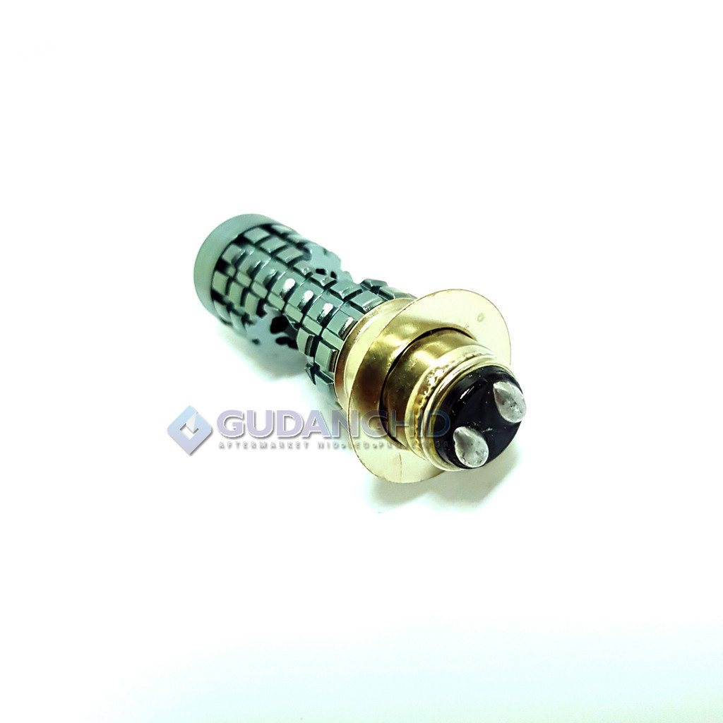 VOXX LED Lampu Motor Laser H6 Devil Hi-Lo 8W+8W Lensa AC DC M5 Bebek