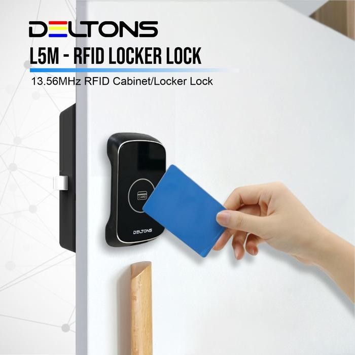 

RFID Locker Cabinet Lock Deltons L5M Private Public Mode Card Wirstband 13.56MHz