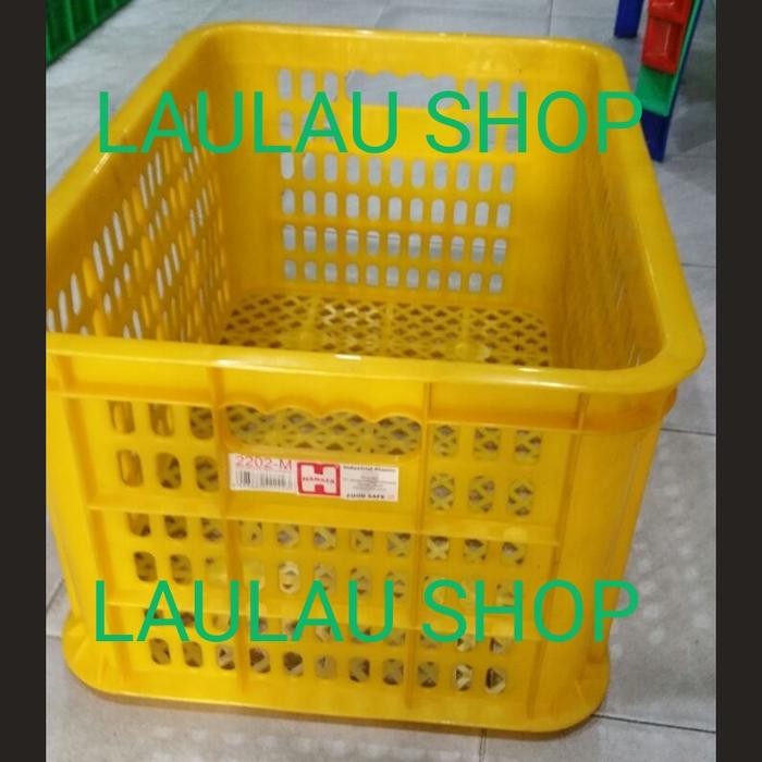 

KERANJANG BUAH HANATA 2202 M / BOX INDUSTRI CONTAINER SERBAGUNA