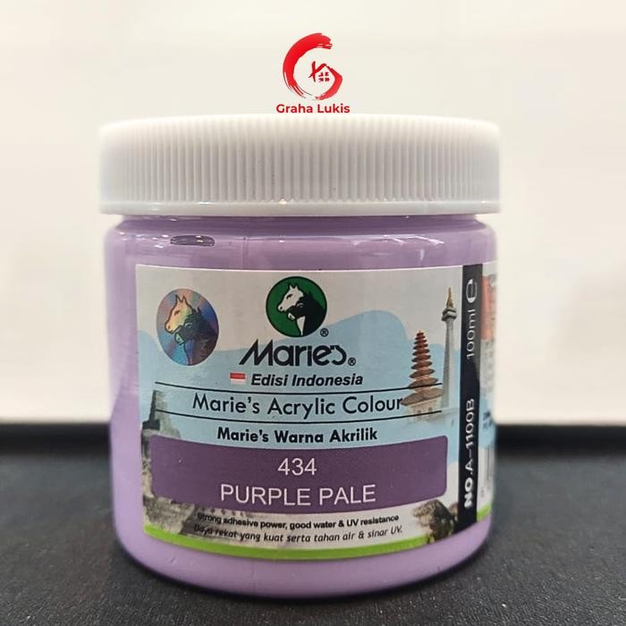 

MARIES ACRYLIC 100ML / CAT AKRILIK MARIES 100ML Varian 2 - PURPLE PALE