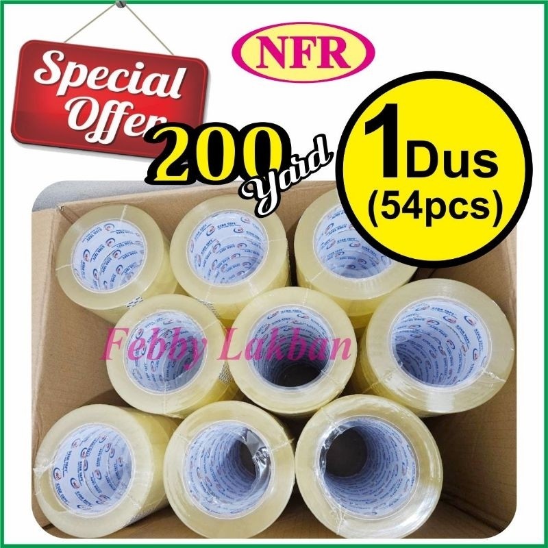 

54ROLL (1DUS/KARTON) LAKBAN BENING / COKLAT 45X200YARDCO