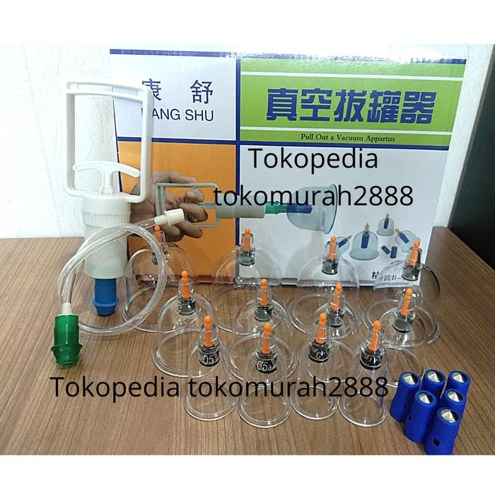 Hot Produk ALAT BEKAM KOP ANGIN 12 CAN VACCUM Terbaik dan Terlaris