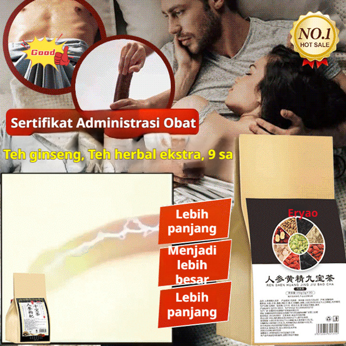 

【Beli 1 Gratis 2】 Teh Ginseng Shibao/Teh Ginseng Shibao/Teh Herbal Cina/Teh Kesehatan Ginseng Wolfberry/Menyehatkan Hati Dan Ginjal/Teh Kesehatan Ginseng Wolfberry (30 Kemasan)