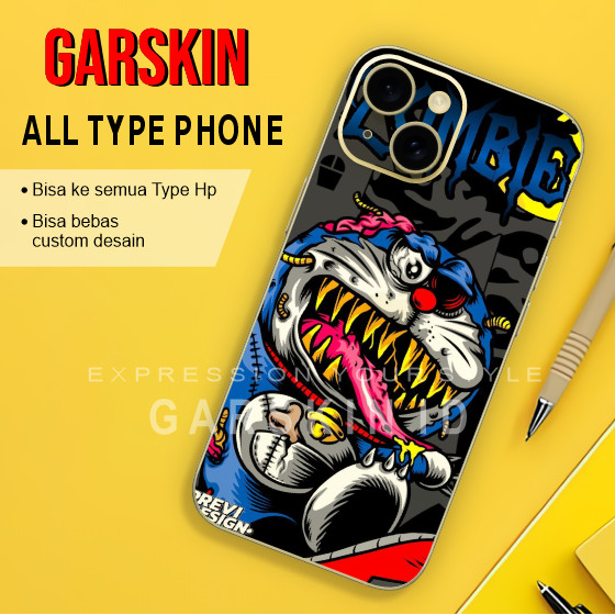 Sticker Garskin HP Custom | Pelindung Body Handphone Full Set DM