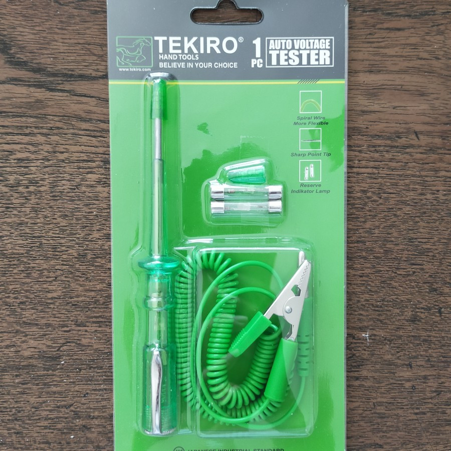 Tekiro Obeng Tespen Aki Auto Voltage Tester