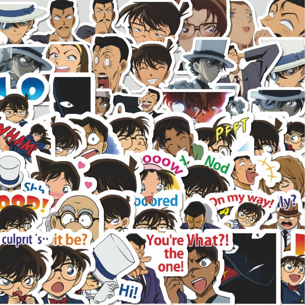 

Stiker Cutting Pack Stiker Anime Detective Conan V5 Isi 100Pcs Series Aesthetic Lucu Keren Untuk Koper Bahan Vynil