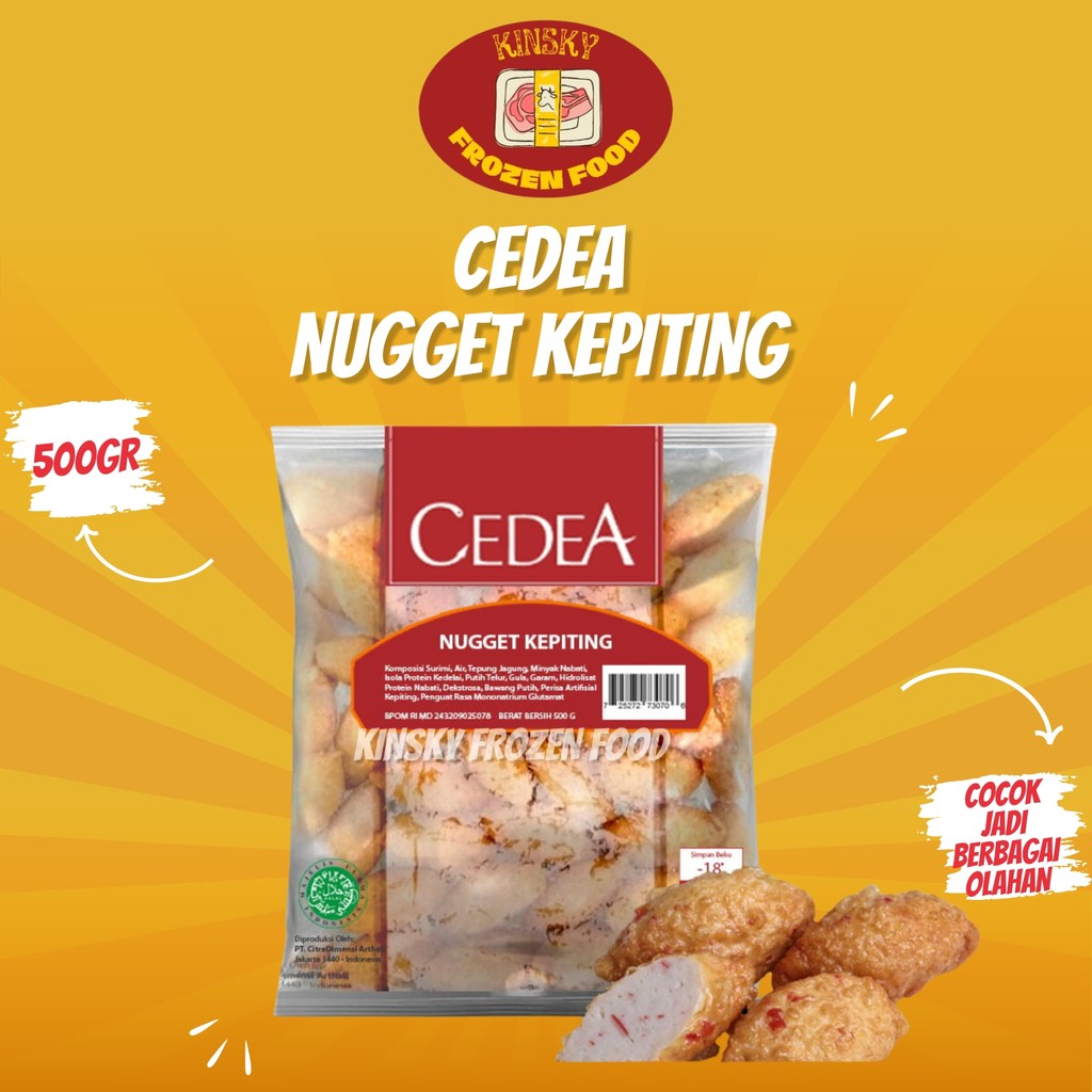 

CEDEA NUGGET KEPITING 500GR