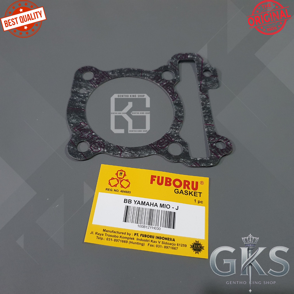 PAKING BLOK BURING YAMAHA MIO J / MIO-J PERPAK GASKET PERPAK BAWAH / KAS FUBORU