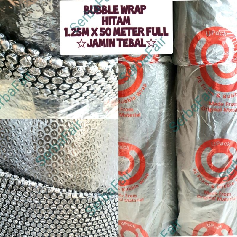 

Bubble Wrap UPack Hitam 1.25Mx50METER FULL JAMIN TEBAL TOP QUALITY