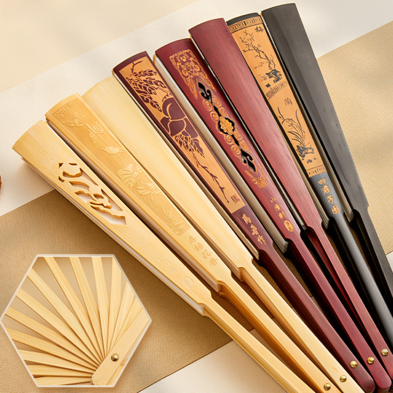 

Ancient Style Folding Fan Xuan Paper Fan Blank Calligraphy Painting Fan Sprinkled Gold Fan Surface