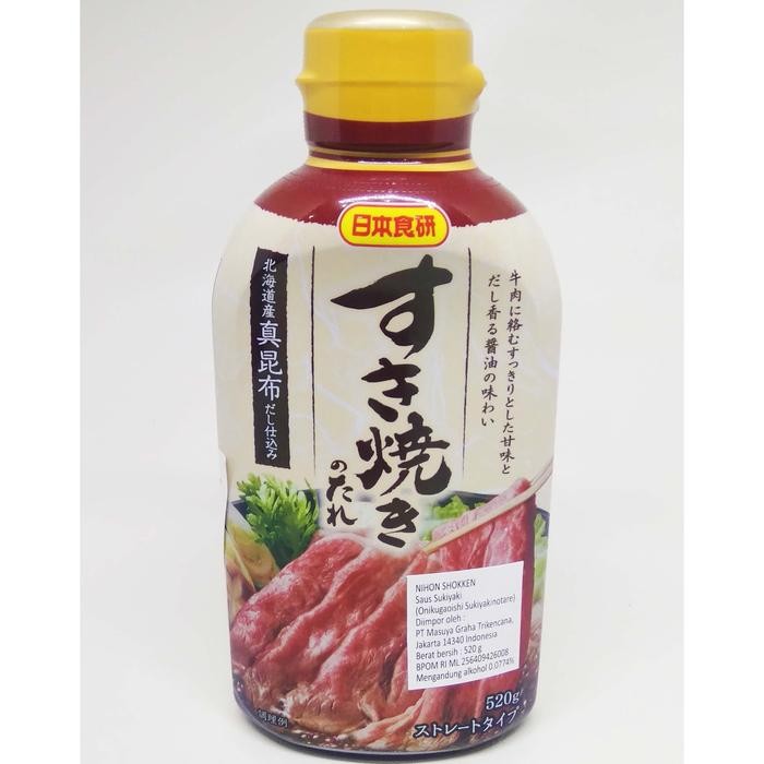 

NIHON SHOKUKEN SUKIYAKI NO TARE 520 ML