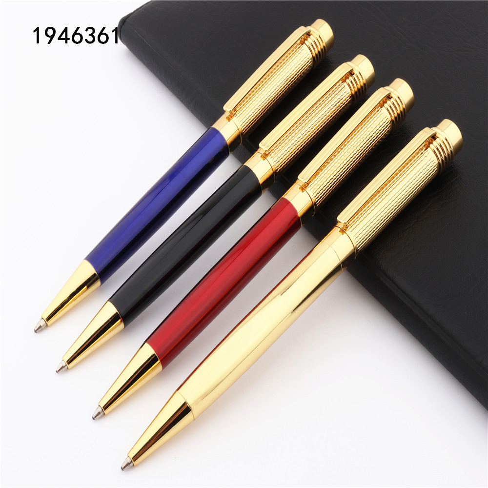 

Luxury quality 856 Golden Senior Gift pens Student school Business office Ballpoint Pens New