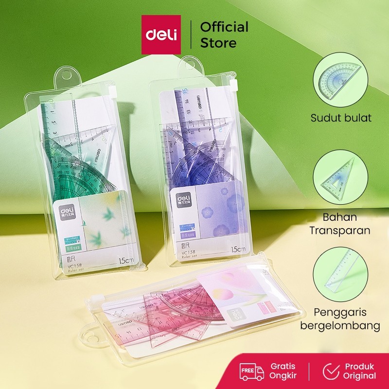 

Deli Set Penggaris / Ruler Set VS158