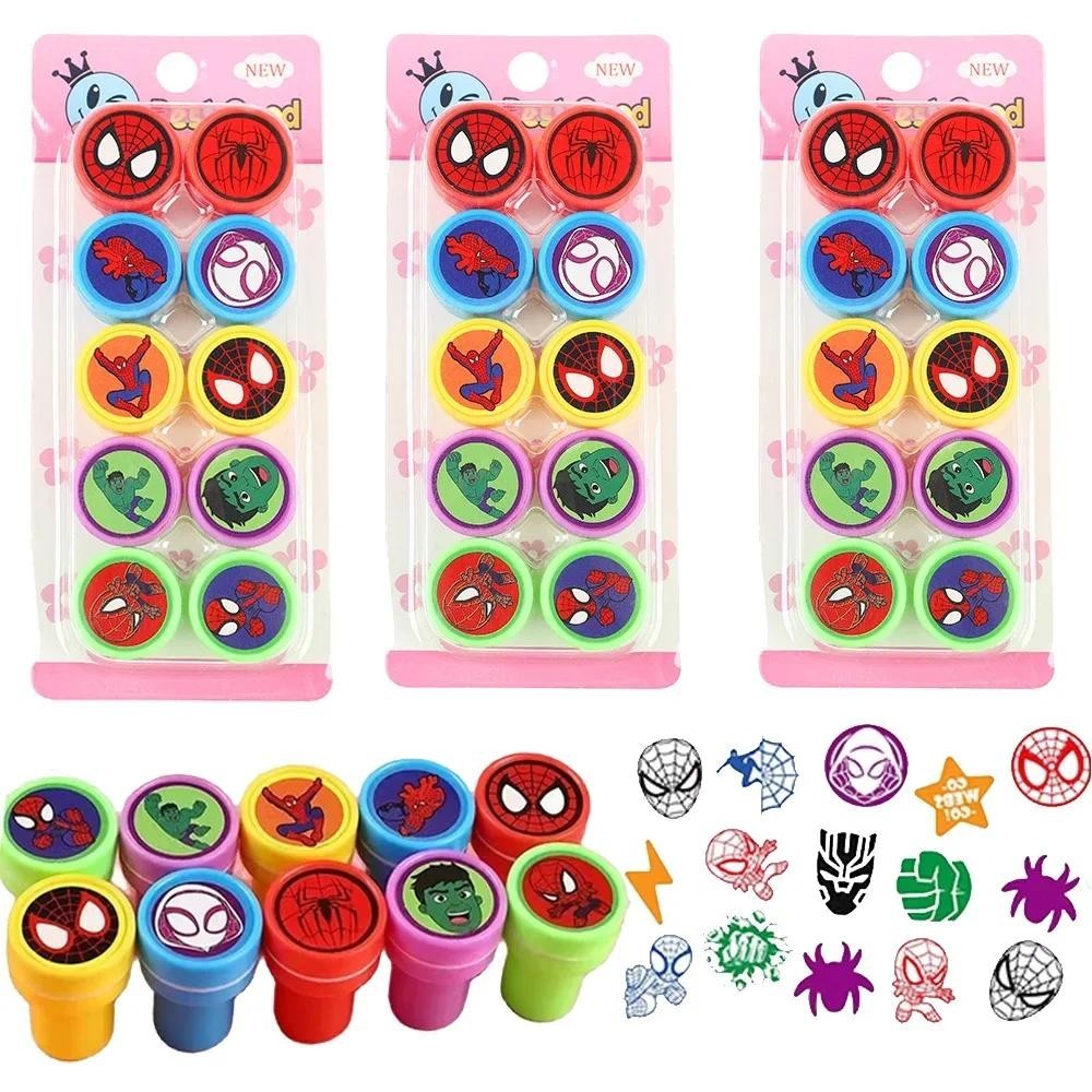 

MINISO Spidey Stamp Party Favors Spiderman Gifts for Kids Birthday Stamps Classroom Rewards