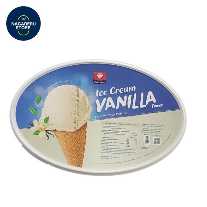 

Diamond ice cream vanilla flavor 700 ml