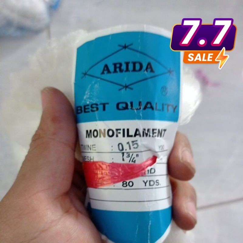 Jaring Ikan Arida 70md/80yds Yoko Berbagai Ukuran