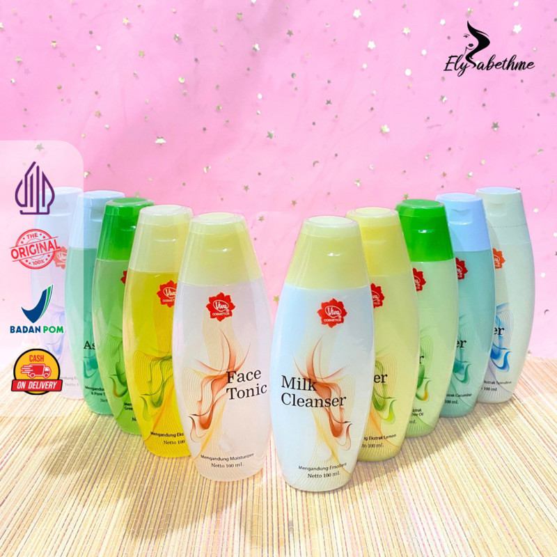 ✿CANTIKA✿ PAKET COMBO HEMAT VIVA Milk Cleanser + Face Tonic 2in1 Pembersih Wajah atau Set Pembersih 