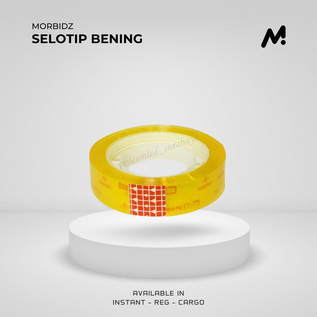 

MBZ Isolasi Selotip Bening Transparan 12mm 25 Yard Solasi Kecil