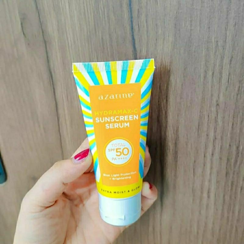 [GVA] AZARINE SUNCREEN SERUM HYDRAMAX-C SPF 50 PA+++ BLUE LIGHT PROTECTION DAN BRIGHT