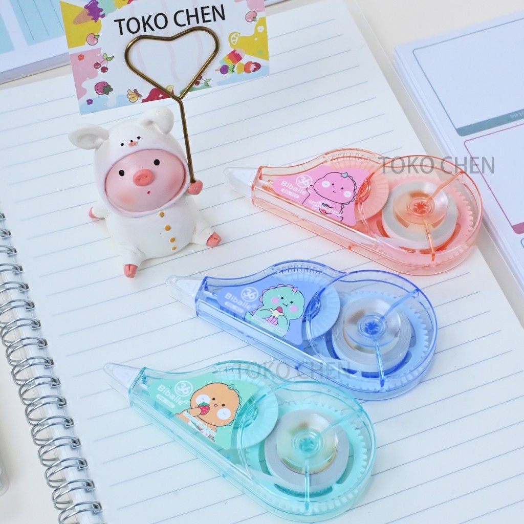 

Bibaile CORRECTION TAPE / PITA KOREKSI / KOREKSI PENA 6M x 5 mm