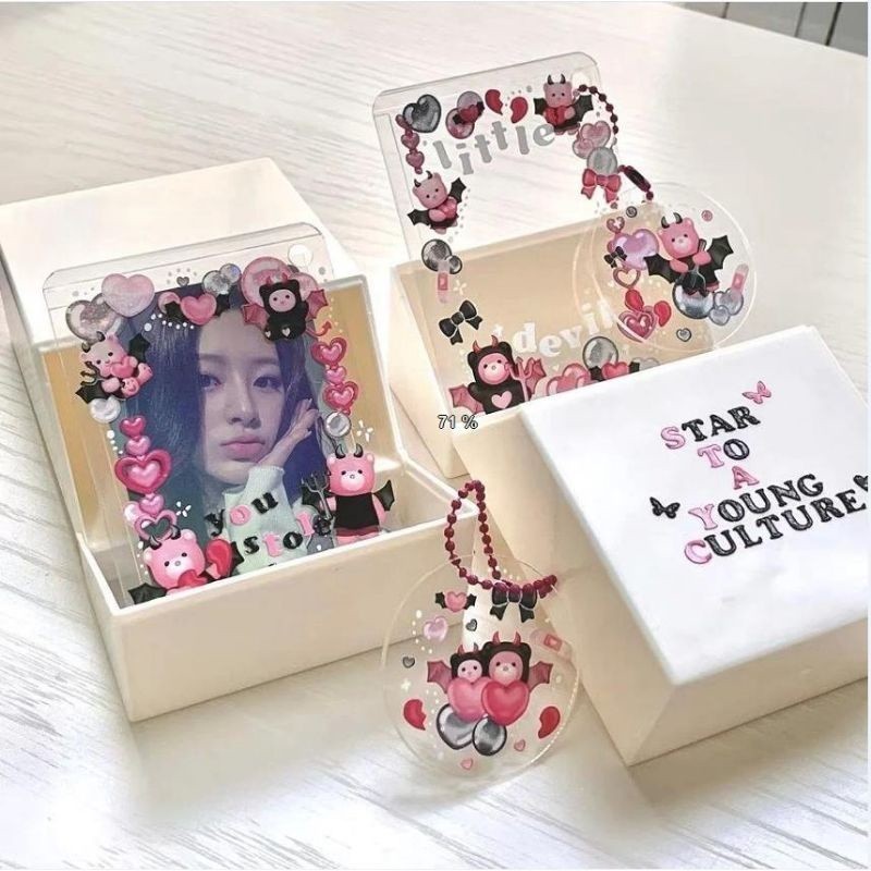 

[Kstufind] Hard Box Photocard Lomocard Storage Boks Stationery Alat Tulis Anak Wadah Pc Tempat Penyimpanan Kpop Kpopershard Case