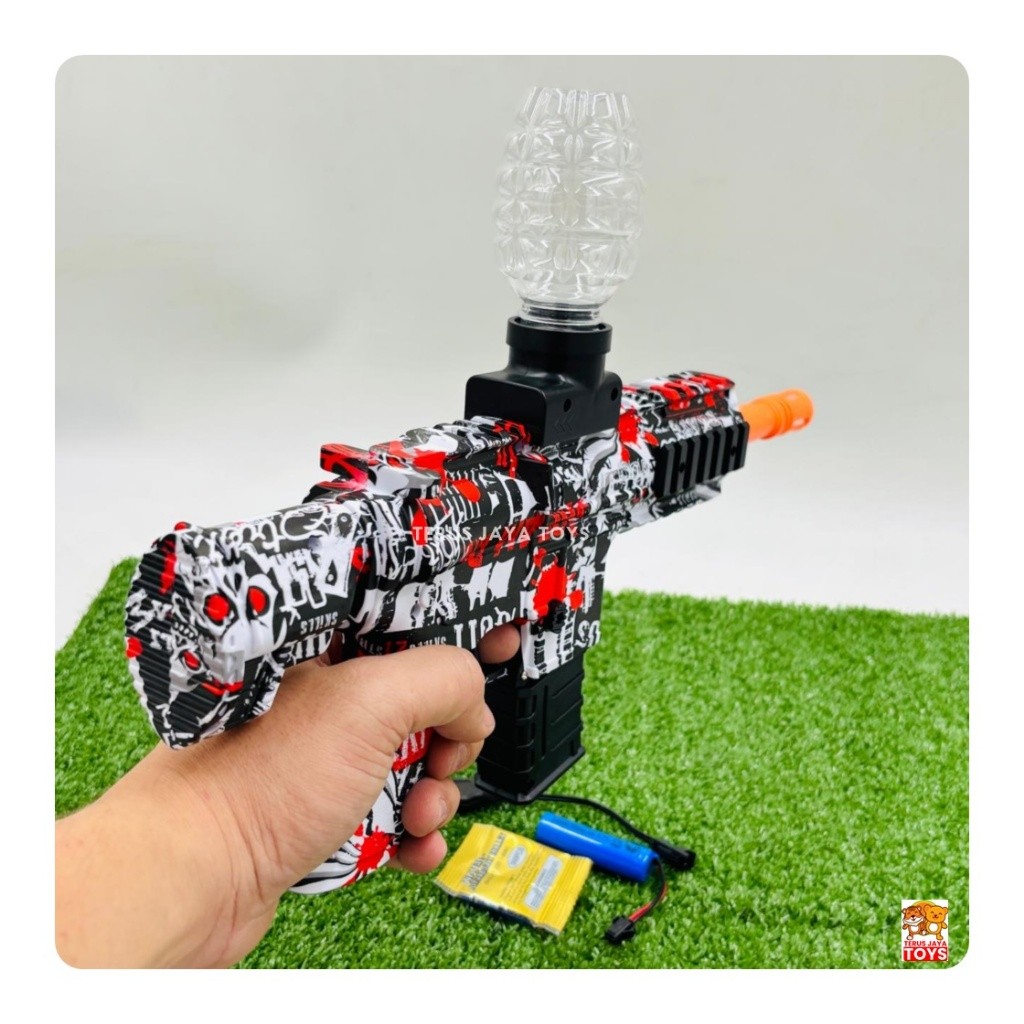 SEVS.QOR MAINAN ANAK TEMBAKAN PISTOL JELLY WATER GUN BOMB MP5 GUN AUTOMACHINE
